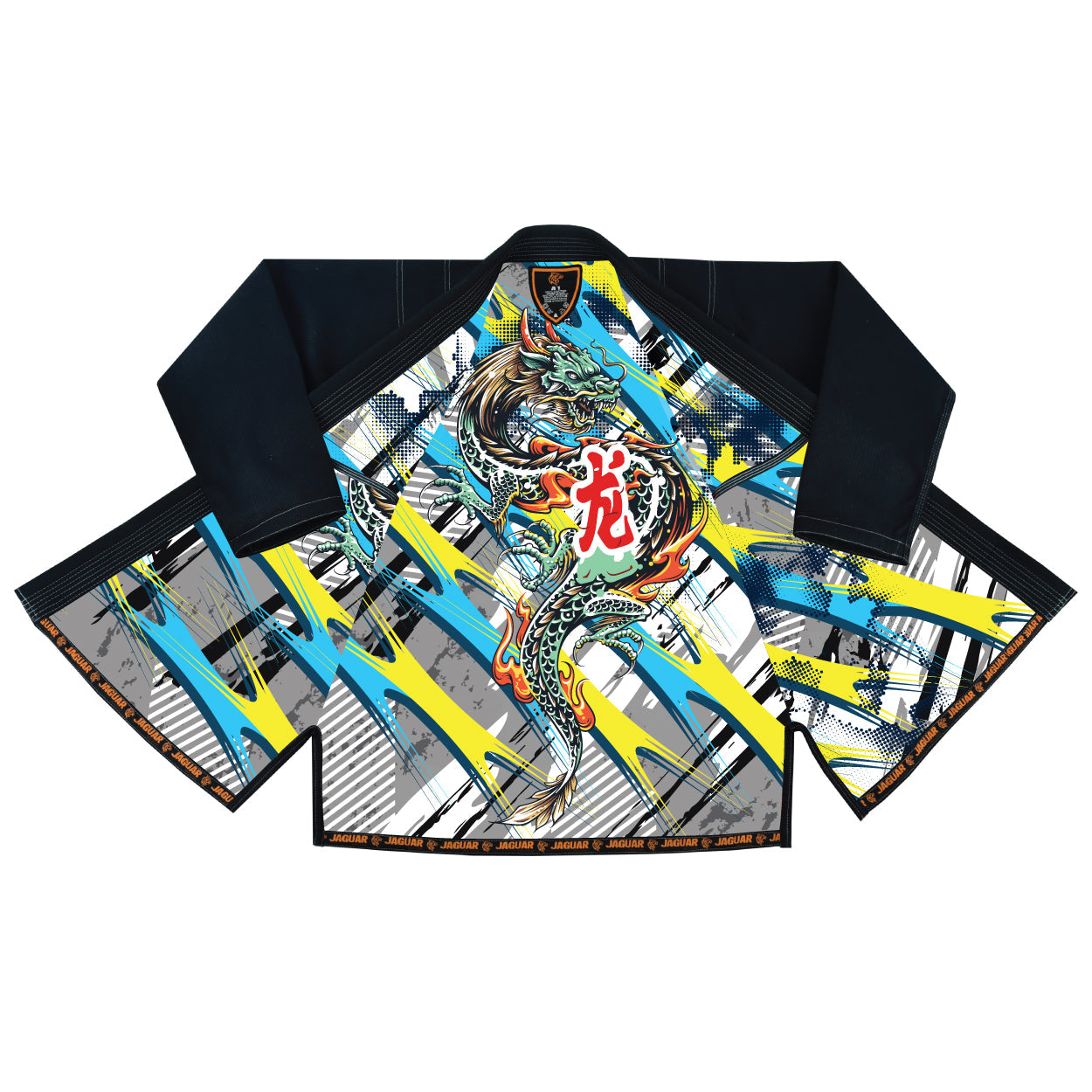 Jaguar Pro Gear â?? Battlefield Dragon Inner Sublimated - Pro Brazilian Jiu Jitsu BJJ Kimono Gi Uniform Unisex Pure Cotton
