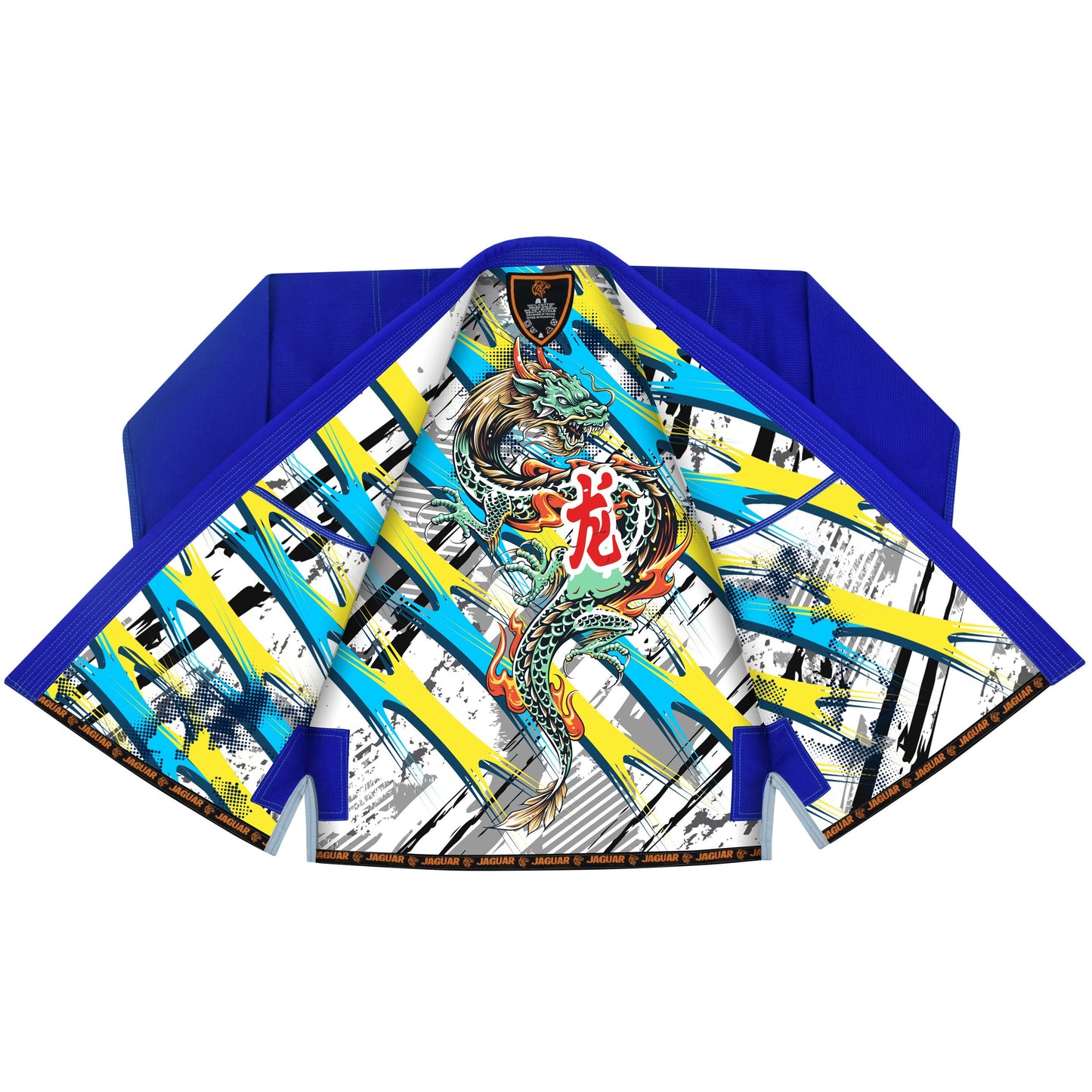 Jaguar Pro Gear â?? Battlefield Dragon Inner Sublimated - Pro Brazilian Jiu Jitsu BJJ Kimono Gi Uniform Unisex Pure Cotton