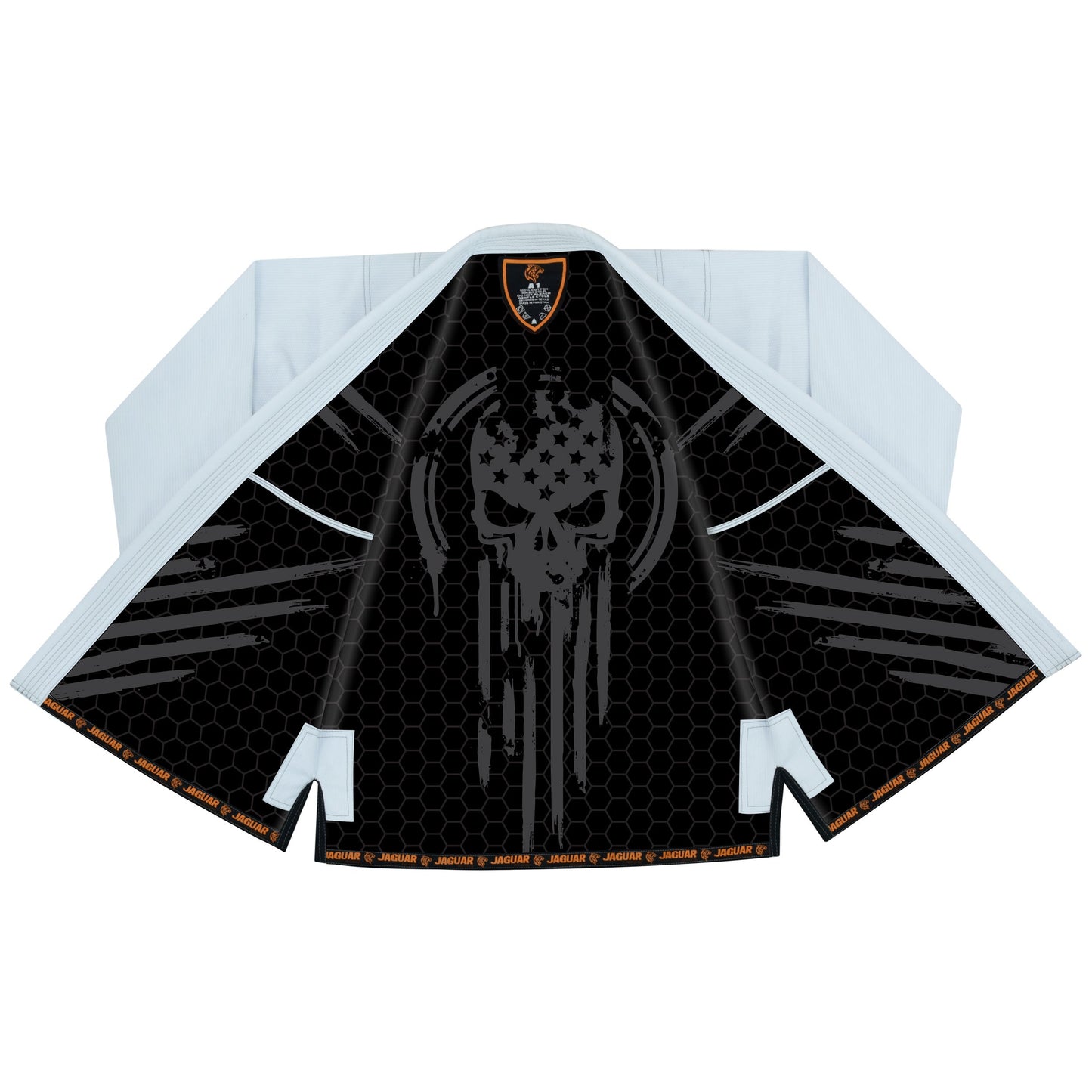Jaguar Pro Gear â?? Elvira Skull Inner Sublimated - Pro Brazilian Jiu Jitsu BJJ Kimono Gi Uniform Unisex Pure Cotton
