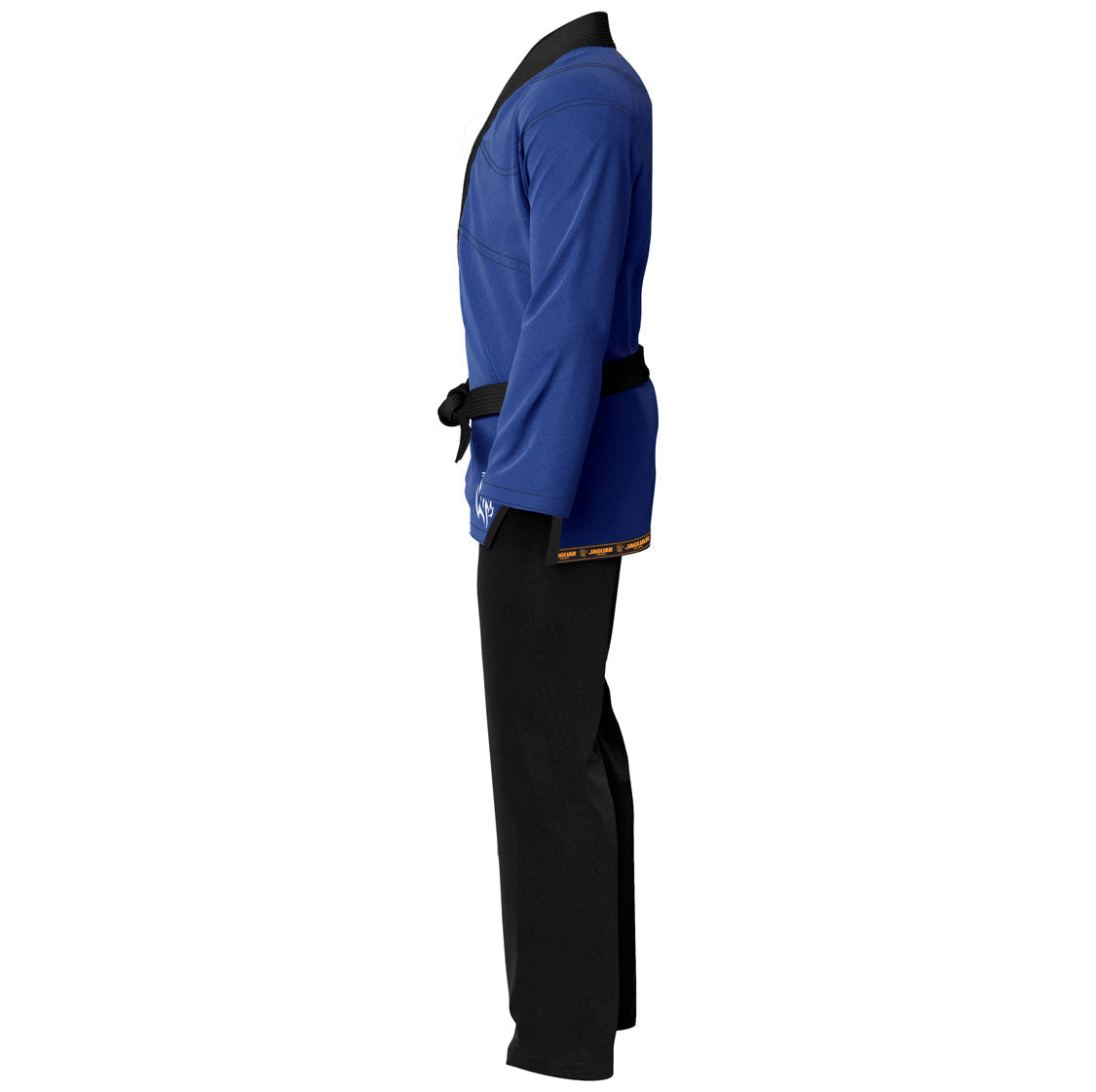 Blue shirt black trouser