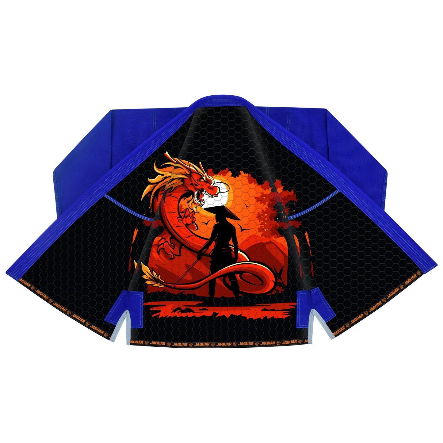 Jaguar Pro Gear – In-Ring Dragon Inner Sublimated - Pro Brazilian Jiu Jitsu BJJ Kimono Gi Uniform Unisex