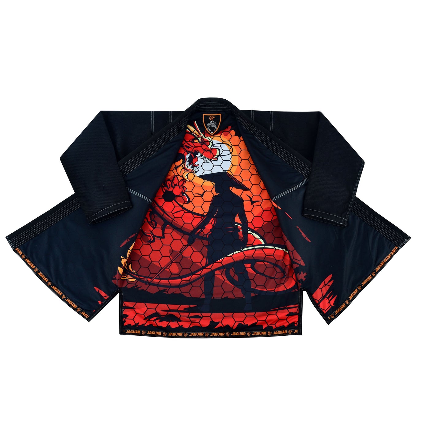 Jaguar Pro Gear – In-Ring Dragon Inner Sublimated - Pro Brazilian Jiu Jitsu BJJ Kimono Gi Uniform Unisex