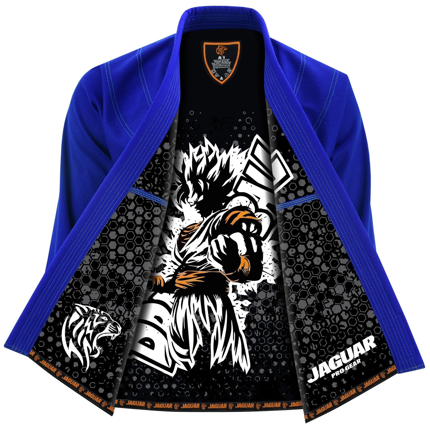 Jaguar Pro Gear – Splatter Inner Sublimated - Pro Brazilian Jiu Jitsu BJJ Kimono Gi Uniform Unisex