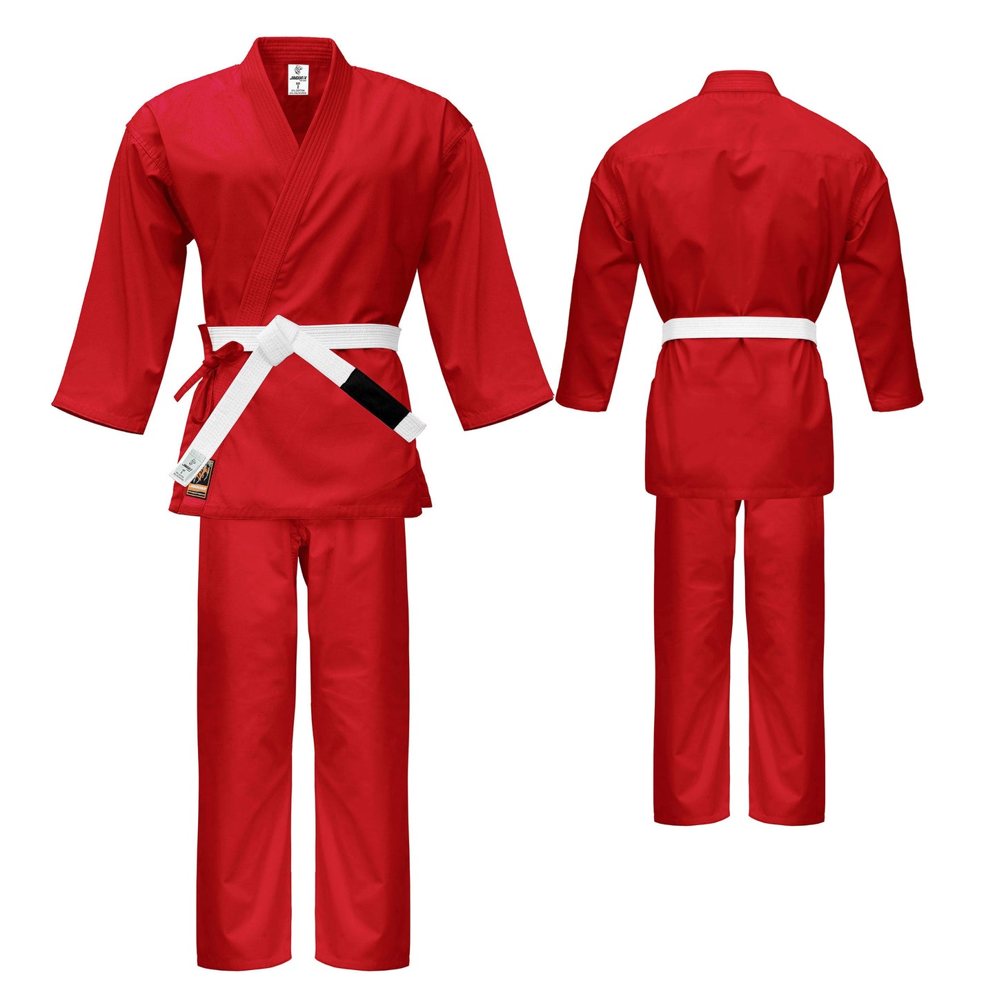 Jaguar Colored Karate Uniform WKF Compliant - Light Weight Kids Adults Karate Gi - (Belt Included)