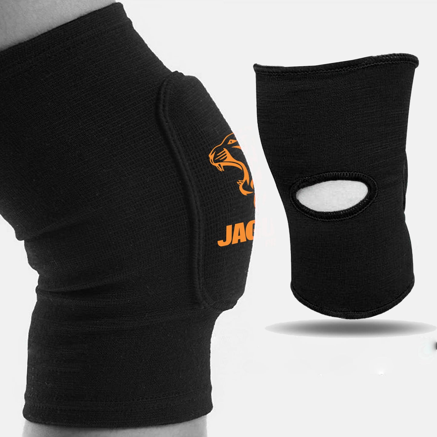 Jaguar Pro Gear - Midnight Knee Pad Pair For Boxing MMA Muay Thai And General Use Kids Adults Unisex