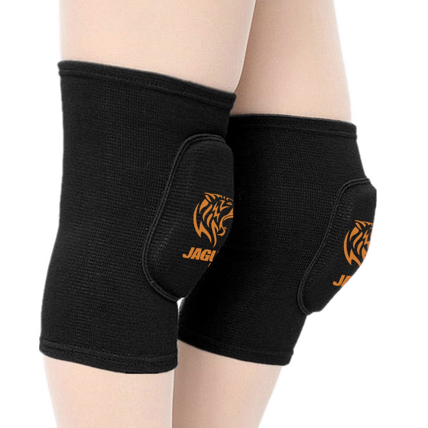 Jaguar Pro Gear - Midnight Knee Pad Pair For Boxing MMA Muay Thai And General Use Kids Adults Unisex