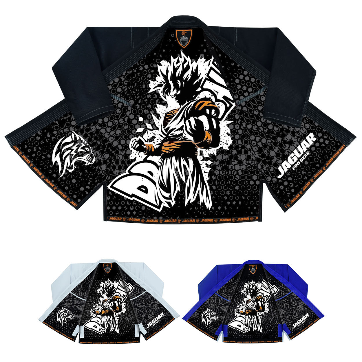 Jaguar Pro Gear – Splatter Inner Sublimated - Pro Brazilian Jiu Jitsu BJJ Kimono Gi Uniform Unisex