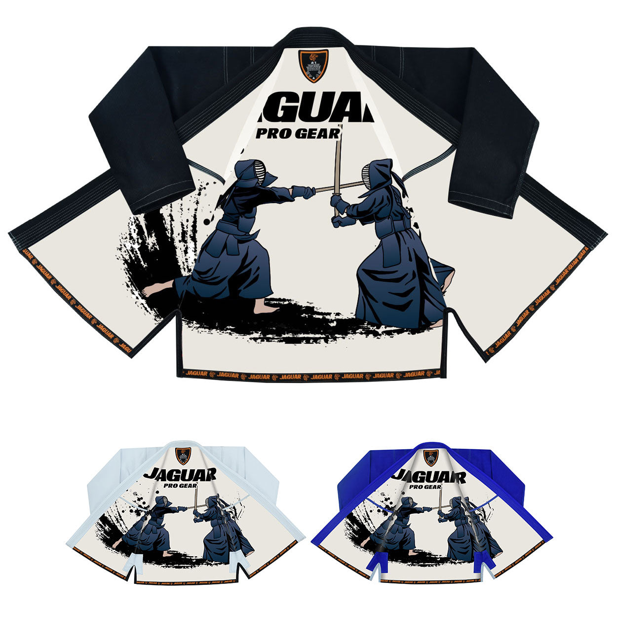 Jaguar Pro Gear – Kendo Fighters Inner Sublimated - Pro Brazilian Jiu Jitsu BJJ Kimono Gi Uniform Unisex Pure Cotton