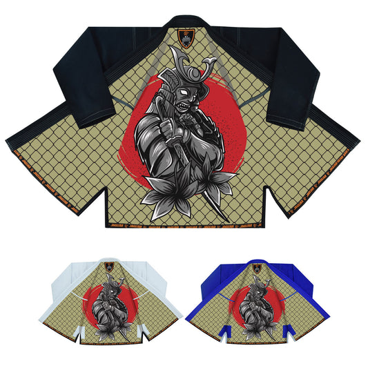 Jaguar Pro Gear – Samurai Armor Inner Sublimated - Pro Brazilian Jiu Jitsu BJJ Kimono Gi Uniform Unisex Pure Cotton